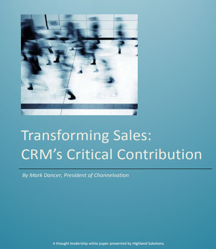 Transforming Sales:CRM's Critical Contribution